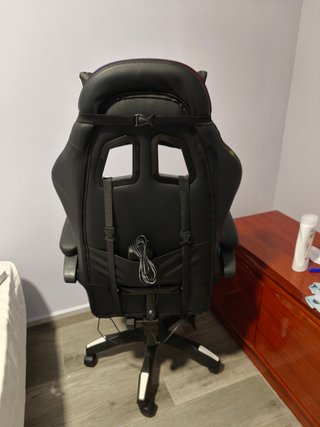 Silla Gaming PowerGaming LED + reposapiés REGALO