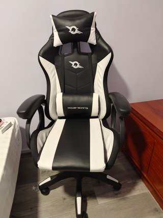 Silla Gaming PowerGaming LED + reposapiés REGALO