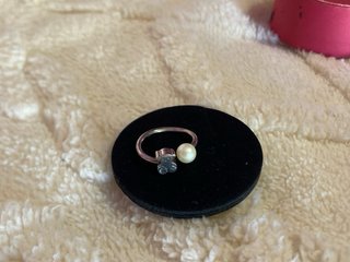 Anillo Tous Perla y Oso