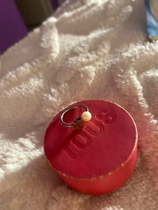 Anillo Tous Perla y Oso