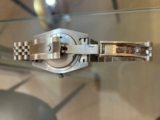 Reloj Rolex Negro y Plateado