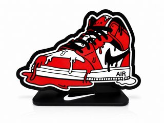 Lámpara Nike Air Jordan Roja y Blanca