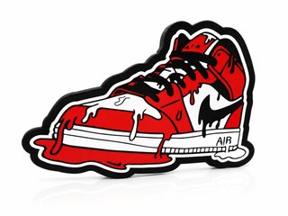 Lámpara Nike Air Jordan Roja y Blanca