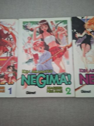 Negima! Magister Negi Magi. Tomos 1, 2 y 3.
