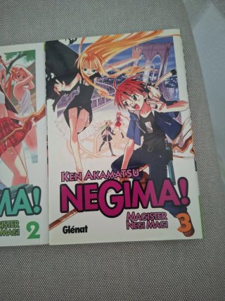Negima! Magister Negi Magi. Tomos 1, 2 y 3.