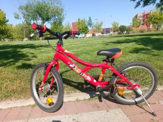 Bicicleta Orbea MX 18 pulgadas  infantil Roja