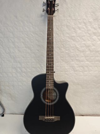 Bajo Eléctrico Gear4Music AB-100BK Negro