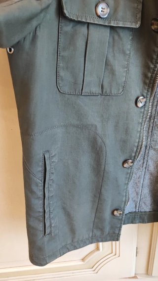Giacca Zara Uomo Verde Oliva Taglia M