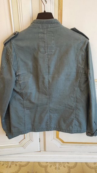 Giacca Zara Uomo Verde Oliva Taglia M