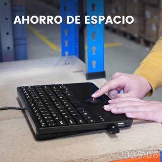PERIXX Teclado/Trackball Cable PERIBOARD-526 ES