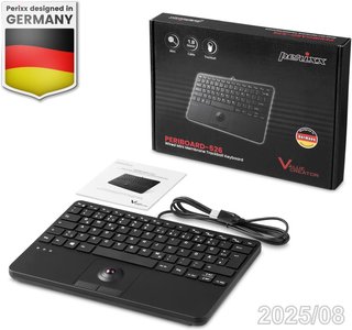 PERIXX Teclado/Trackball Cable PERIBOARD-526 ES