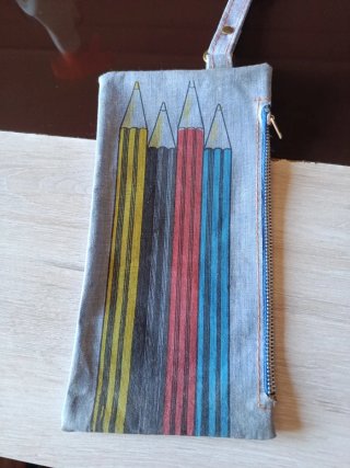 Astuccio per matite anni '80 nuovo
