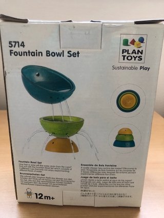 Plan Toys Fountain Bowl Set juego madera