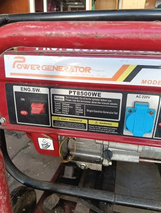 Generador Gasolina PT8500WE