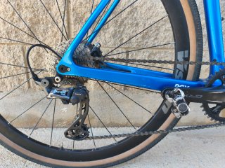 Bicicleta carbono Ciclocross/Gravel Van Rysel Azul