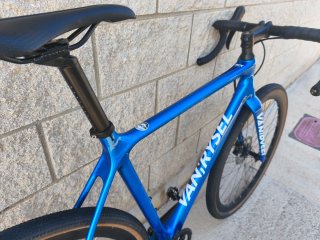 Bicicleta carbono Ciclocross/Gravel Van Rysel Azul