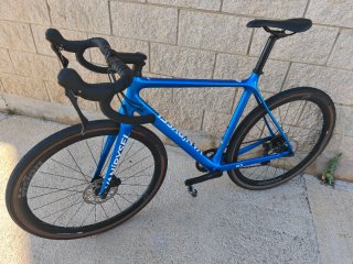 Bicicleta carbono Ciclocross/Gravel Van Rysel Azul
