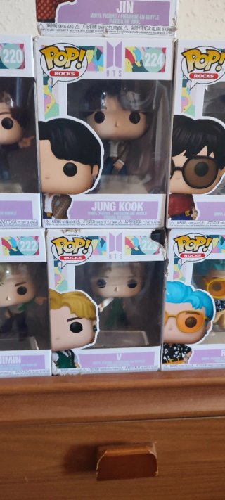 Pack 7 Funko Pop! BTS Dynamite Originales