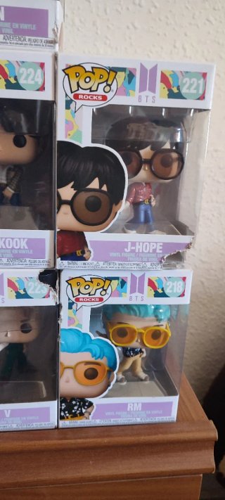 Pack 7 Funko Pop! BTS Dynamite Originales