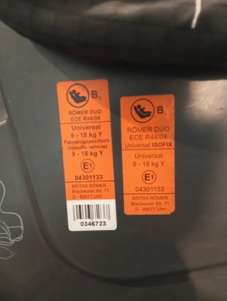 Seggiolino auto Britax Römer Duo Plus