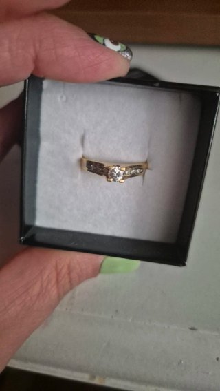 Anillo Oro 18k Compromiso Diamante