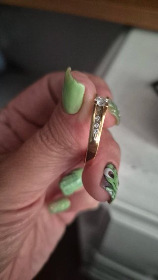 Anillo Oro 18k Compromiso Diamante
