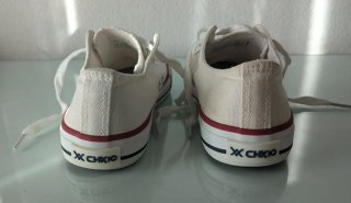 Zapatillas blancas casual niño