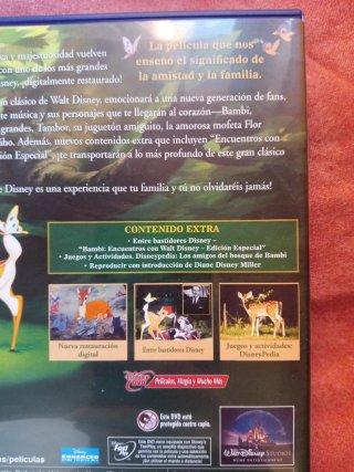 DVD Bambi Walt Disney Los Clásicos