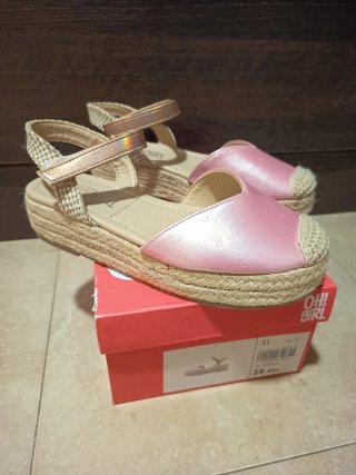 Cuñas niña rosa