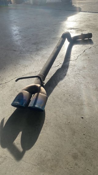 Downpipe + Línea de Escape montada en 1.9 Tdi asz