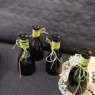 Bottiglie Segnaposto in Vetro