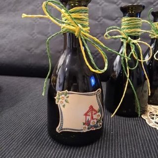 Bottiglie Segnaposto in Vetro