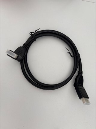 Cable HDMI 1m Ethernet Negro orientable 90 grados