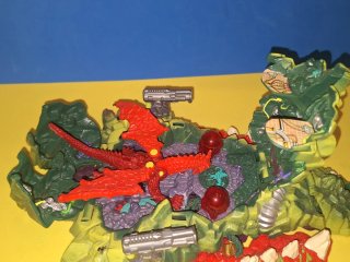 Mighty Max MM Dragon Island con Luz 1993