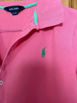 Polo Ralph Lauren Rosa Mujer Talla 16 años