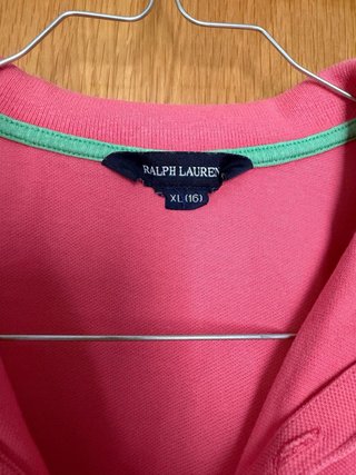 Polo Ralph Lauren Rosa Mujer Talla 16 años