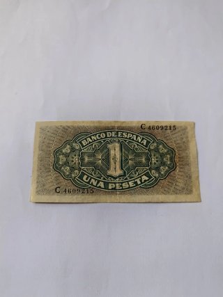 Billete 1 Peseta Banco de España 1940