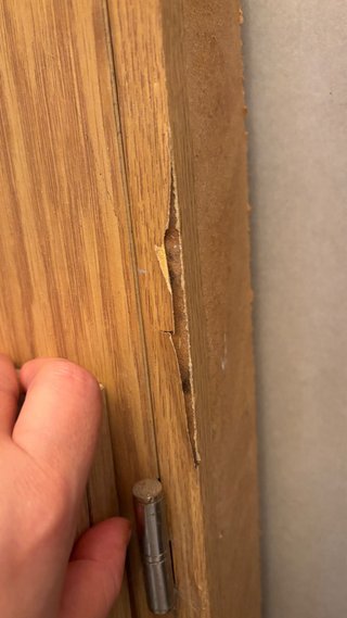 Puerta madera nueva