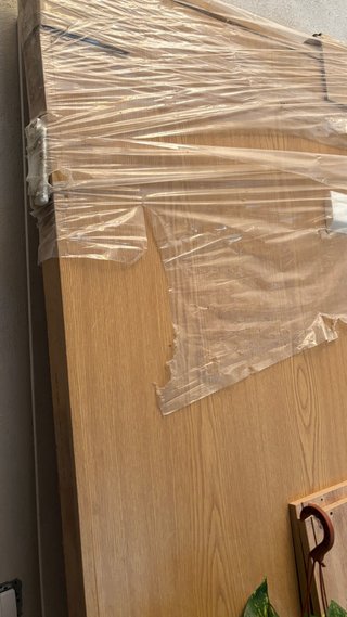 Puerta madera nueva