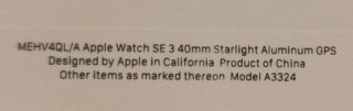 Apple Watch SE 3 40mm GPS + Correa Nike