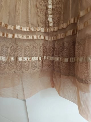 Falda Rene Derhy Beige/Marrón