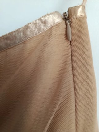 Falda Rene Derhy Beige/Marrón