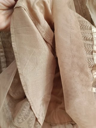 Falda Rene Derhy Beige/Marrón