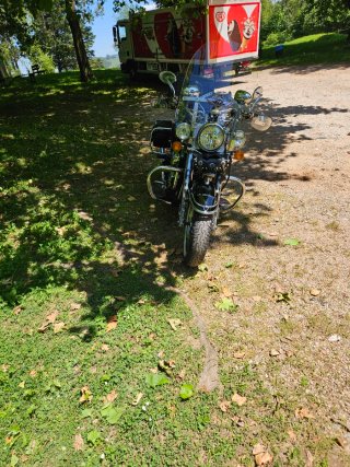 Kawasaki VN900 Classic Negra