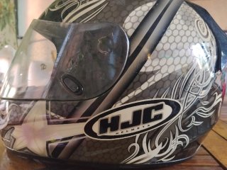 Casco Moto HJC Negro/Gris