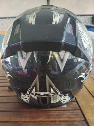 Casco Moto HJC Negro/Gris