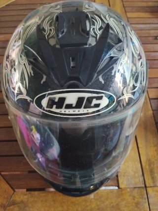 Casco Moto HJC Negro/Gris