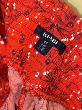 Pantalón premamá Kiabi estampado floral como nuevo