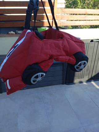 Disfraz niño coche carreras