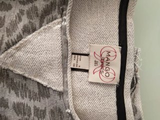 Jersey Mango estampado leopardo mujer